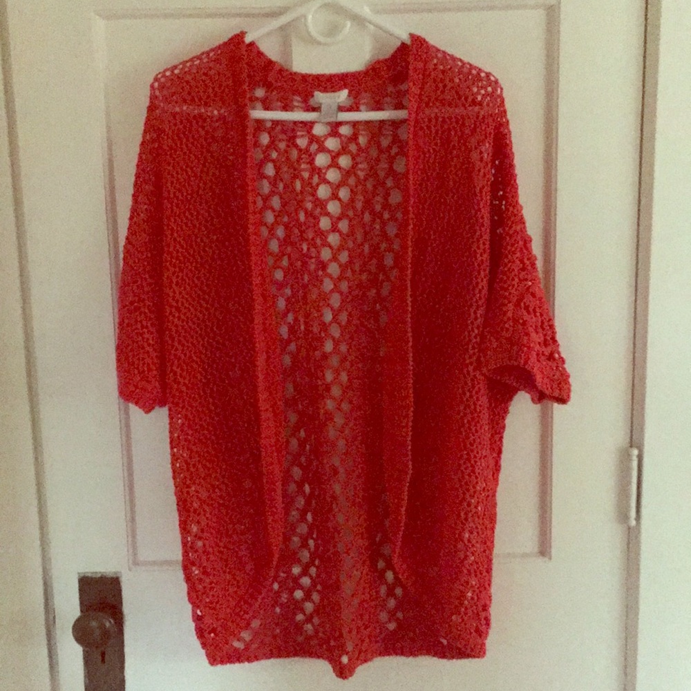 Chico’s crochet knit top